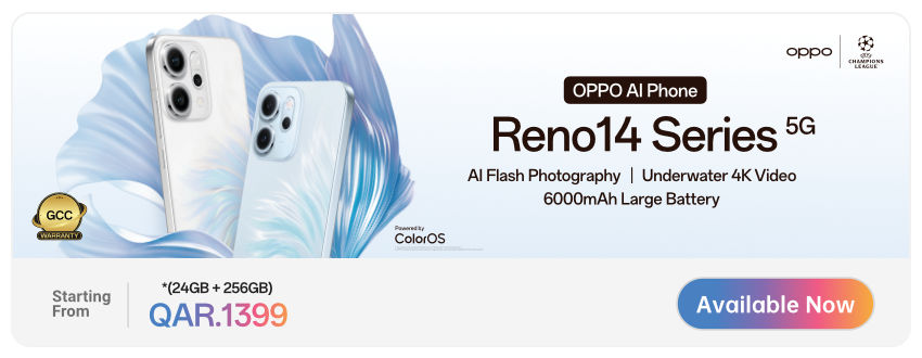 Oppo Reno14 Series In Qatar