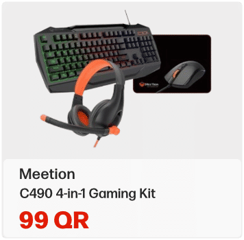 Meetion C490 4-in-1 Gaming Kit In Qatar