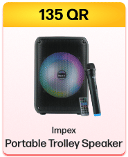Impex Portable Trolley Speaker In Qatar