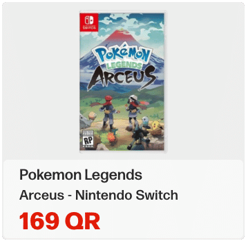 Pokemon Legends Arceus In Qatar