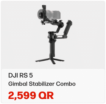 DJI RS 5 Combo Gimbal In Qatar