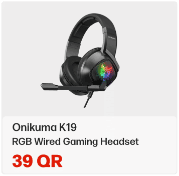Onikuma K19 Gaming Headset In Qatar