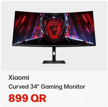 Xiaomi Curved Gaming Monitor In Qatar