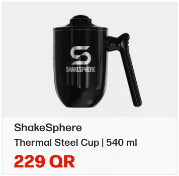 ShakeSphere Thermal Steel Cup In Qatar