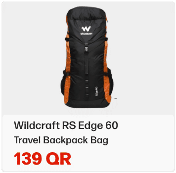 Wildcraft RS Edge 60 Travel Backpack Bag In Qatar