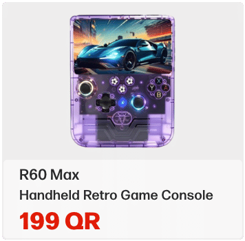 R60 Max Handheld Retro Game Console In Qatar