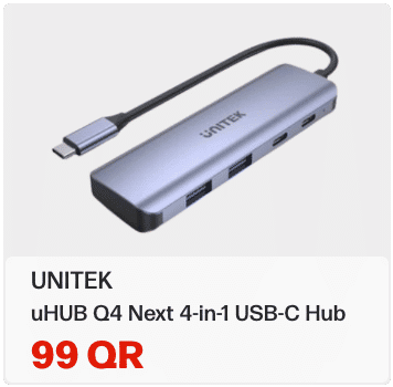 UNITEK uHUB Q4 Next USB-C Hub In Qatar