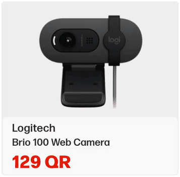 Logitech Brio 100 Web Camera In Qatar