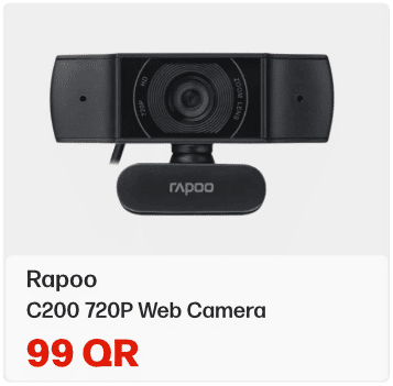 Rapoo C200 Web Camera In Qatar