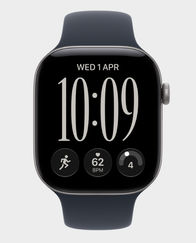 Apple Watch Series 12 GPS + Cellular 42mm Space Grey Aluminium Case with Navy Blue Sport Band | M/L in Qatar