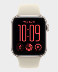 Apple Watch SE 3 GPS 40mm Starlight Aluminium Case with Sand Sport Band | M/L in Qatar