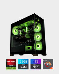 Gaming PC AMD Ryzen 7 9700X, RX 9060 XT 16GB, 32GB DDR5, 1TB SSD Price in Qatar