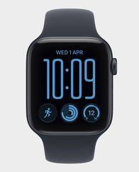 Apple Watch SE 3 GPS + Cellular 40mm Midnight Aluminium Case with Navy Blue Sport Band | M/L in Qatar