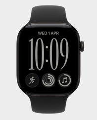 Apple Watch Series 12 GPS 42mm Black Aluminium Case with Black Sport Band in Qatar