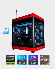 Pre Built Gaming PC Ryzen 7 9850X3D RTX 5080 16GB 64GB RAM 2TB SSD in Qatar