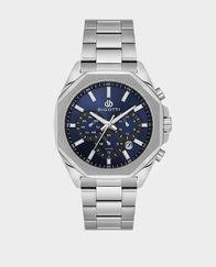 Bigotti Raffinato Gents Quartz Watch Stainless Steel Dark Blue Double Layer Dial BG 1 10670 3 in Qatar