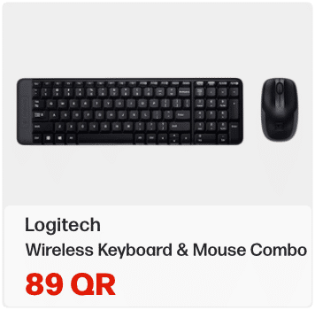 Logitech Wireless Keyboard and Mouse Combo In Qatar