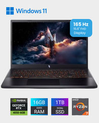 Acer Nitro V 15 Gaming Laptop Ryzen 7 RTX 4050 6GB 16GB RAM 1TB SSD in Qatar